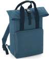 BG118 Twin Handle Roll-Top Backpack Airforce Blue colour image